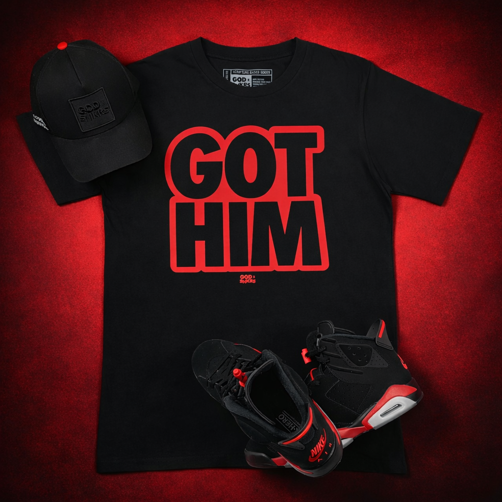 GOD x SNKRS GOT HIM Infrared Heavyweight Tee